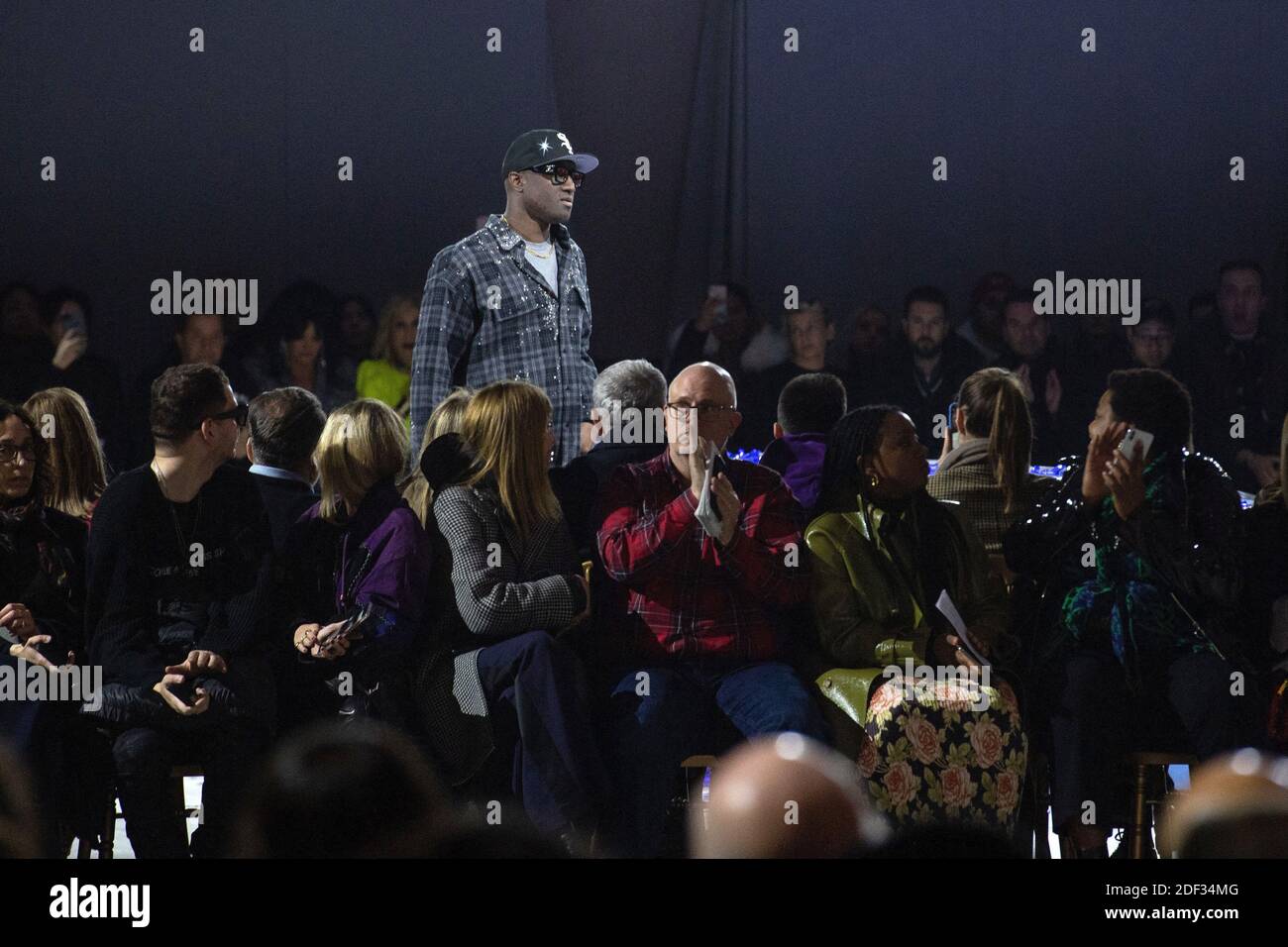 Designer Virgil Abloh attending the Louis Vuitton Menswear Fall/Winter  2020-2021 show as part of Paris Fashion Week in Paris, France on January  16, 2020. Photo by Aurore Marechal/ABACAPRESS.COM Stock Photo - Alamy