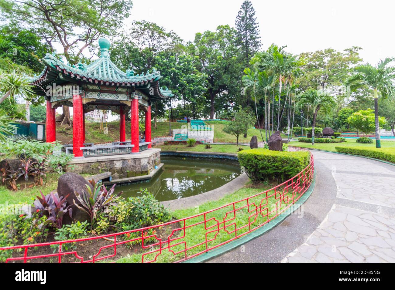 The Chinese Garden at the Rizal Park in Manila, Philippines Stock Photo