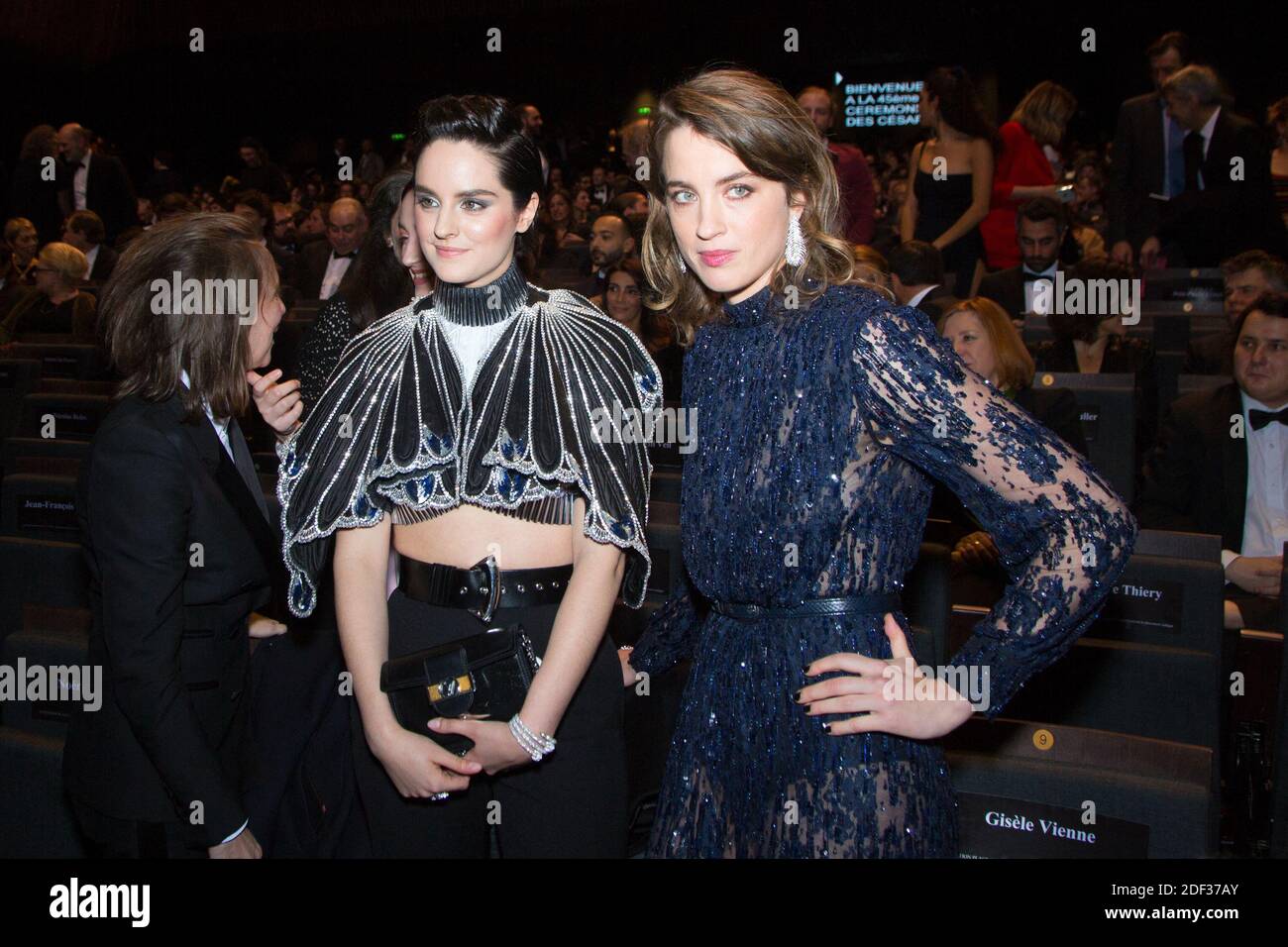 Noemie Merlant and Adele Haenel during the 45th Annual Cesar Film Awards  ceremony held at the Salle Pleyel in Paris, France on February 28, 2020.  Photo by Nasser Berzane/ABACAPRESS.COM Stock Photo 