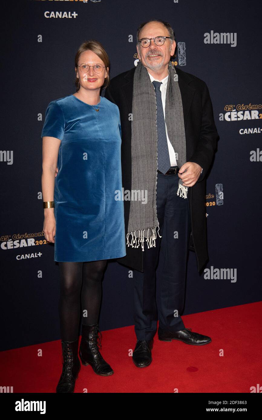 Jean-Pierre Darroussin and his wife Anna Novion attend the Cesar Film Awards 2020 at Salle Pleyel on February 28, 2020 in Paris, France. Photo by David Niviere/ABACAPRESS.COM Stock Photo