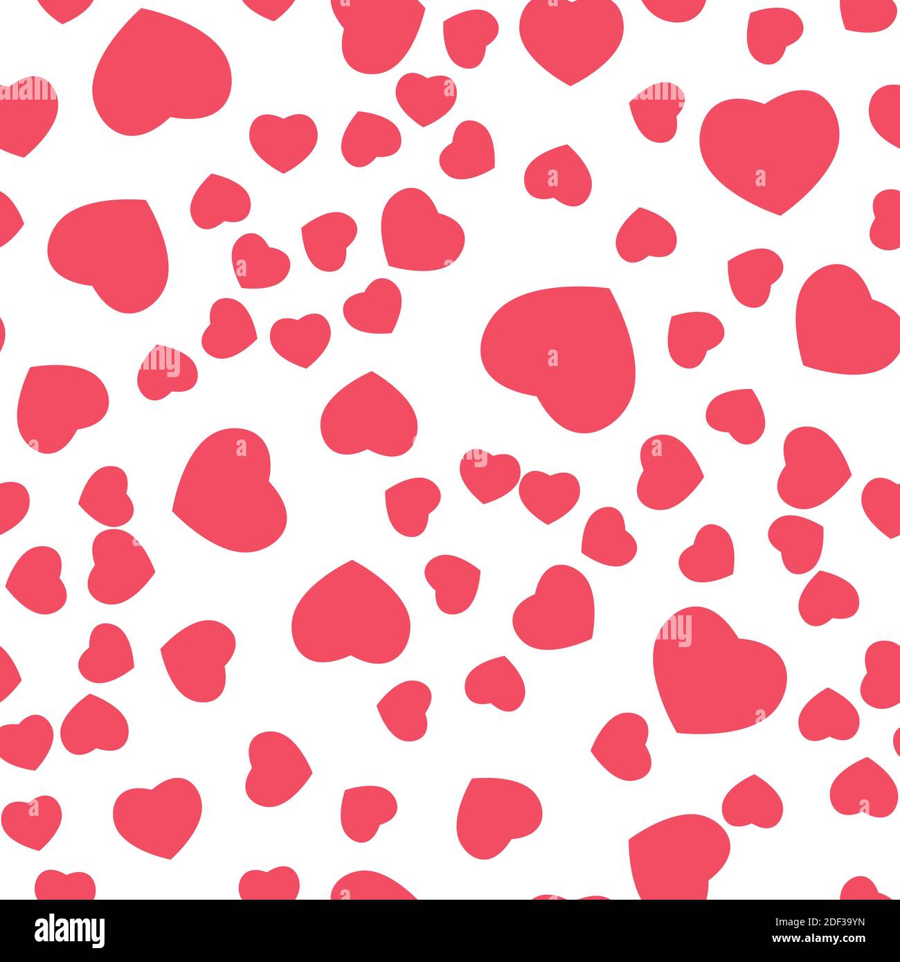 Love Heart Seamless Pattern Background. Illustration Stock Photo - Alamy