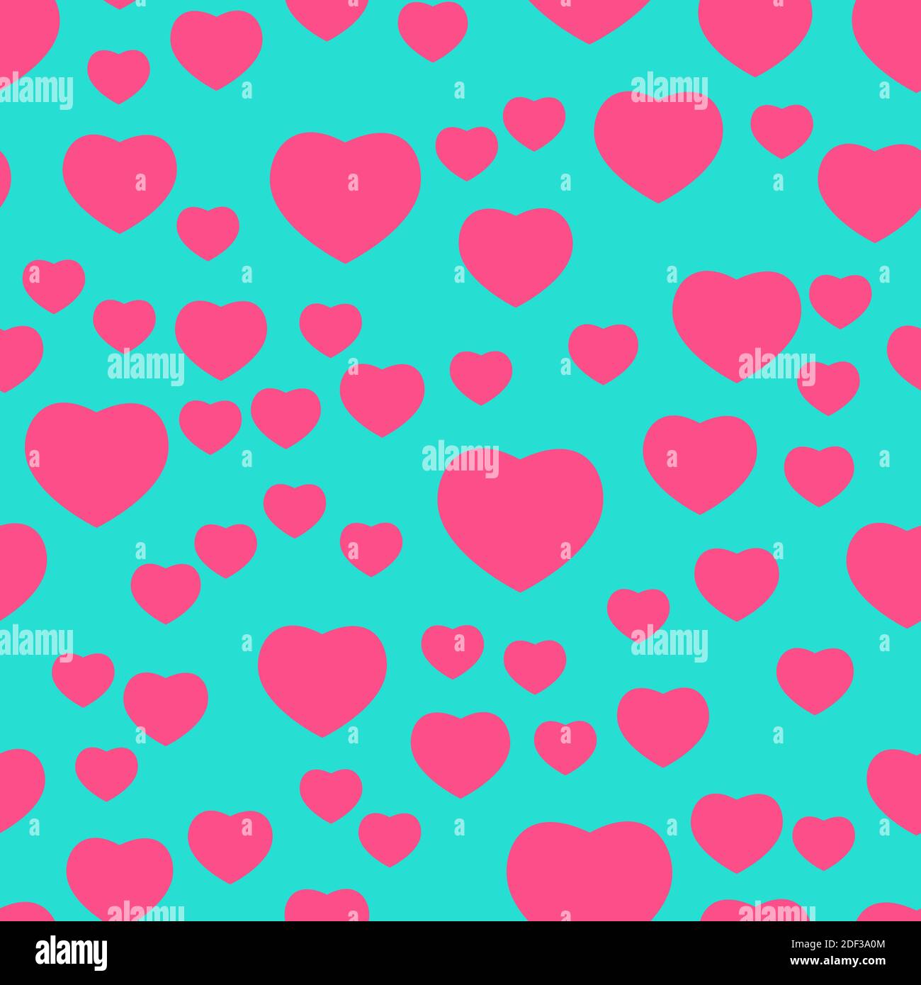 Love Heart Seamless Pattern Background. Illustration Stock Photo - Alamy
