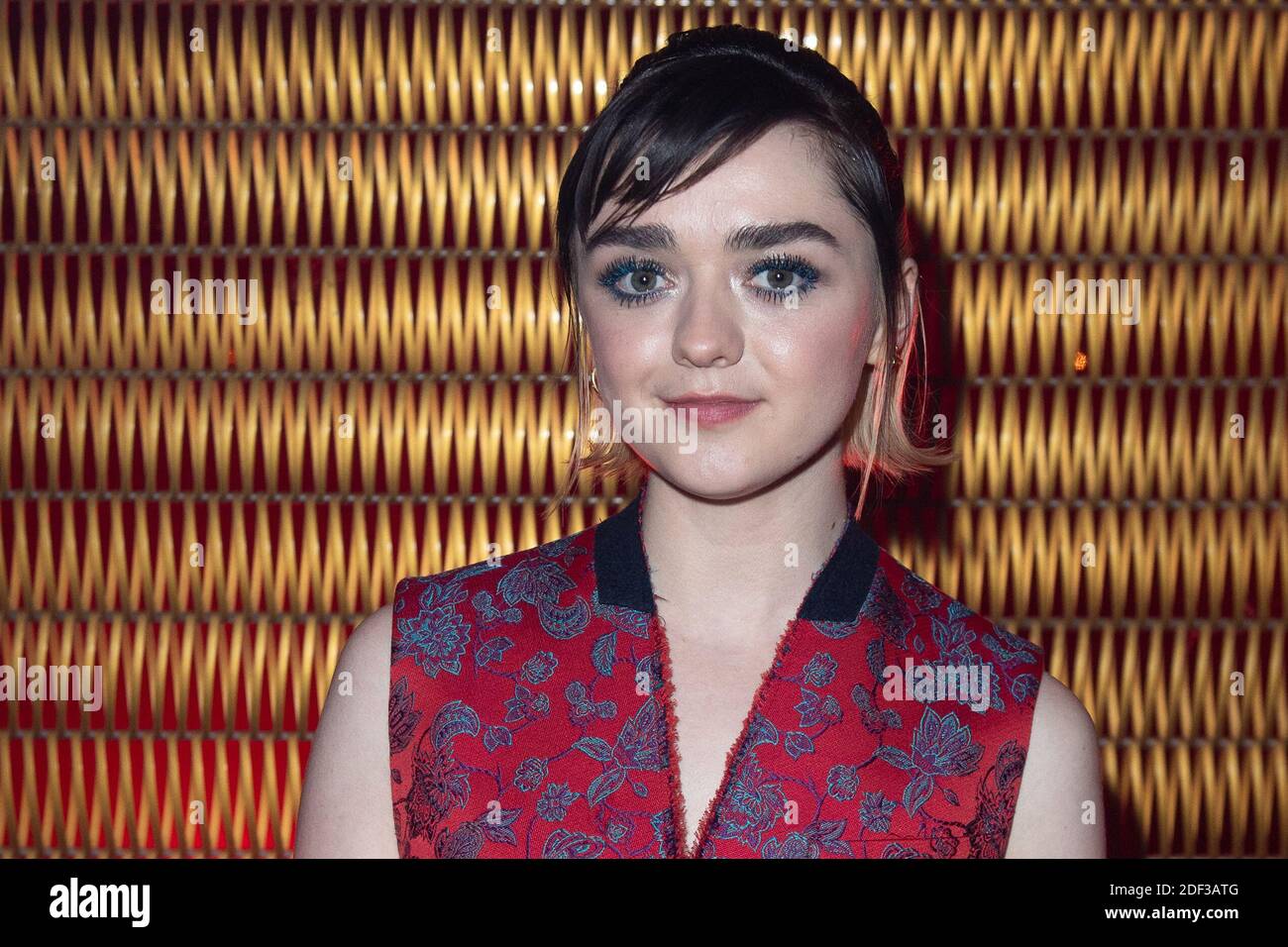 Maisie Williams attending the Givenchy show as part of the Paris Fashion Week Womenswear Fall/Winter 2020/2021 in Paris, France on March 01, 2020. Photo by Aurore Marechal/ABACAPRESS.COM Stock Photo