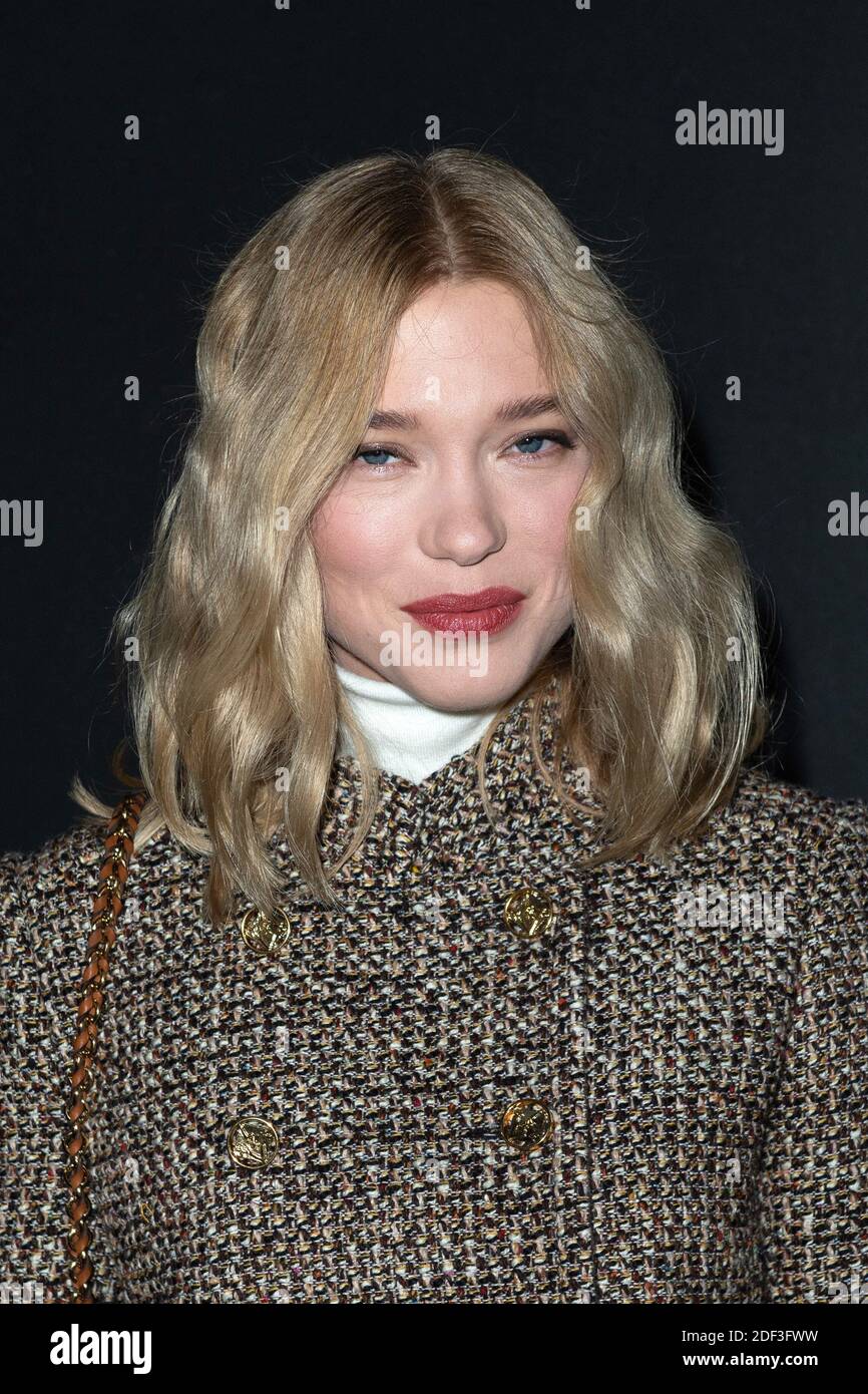 Lea Seydoux attends the Louis Vuitton Womenswear Spring/Summer 2021 show as  part of Paris Fashion Week on October 06, 2020 in Paris, France.Photo by  David Niviere / ABACAPRESS.COM Stock Photo - Alamy