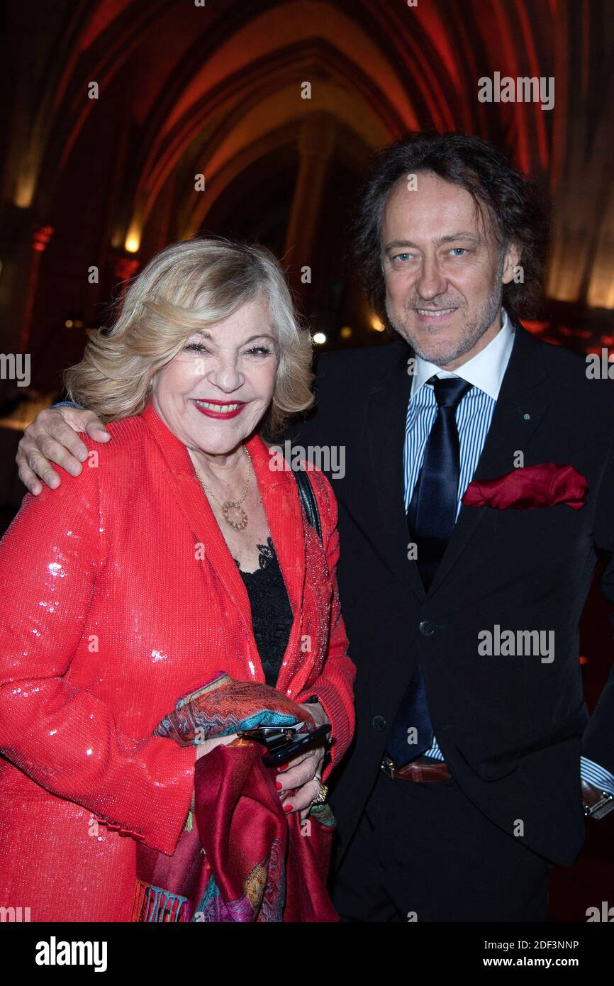 Nicoletta and her husband Jean-Christophe Molinier attending the Mawoma  Gala at the Conciergerie in Paris, France on March 09, 2020. Photo by  Aurore Marechal/ABACAPRESS.COM Stock Photo - Alamy