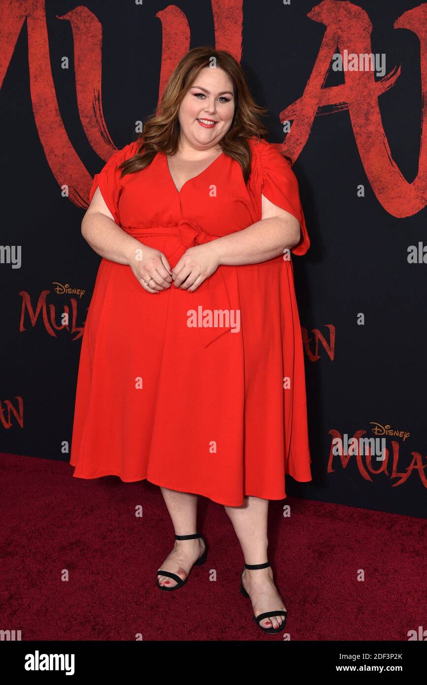 Chrissy Metz attends the premiere of Disney's 