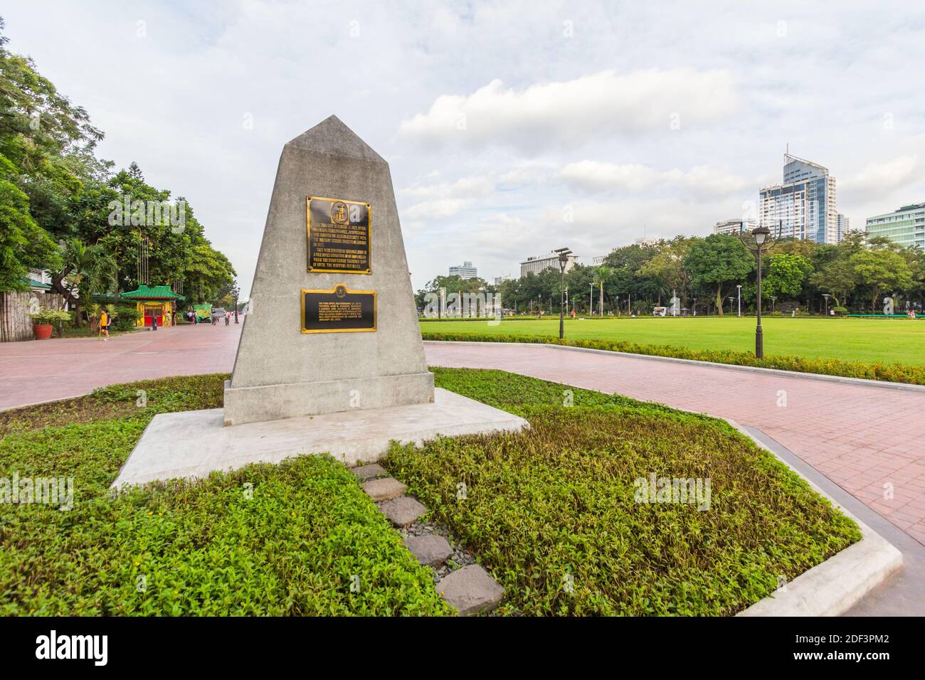 The GomBurZa Monument At The Rizal Park In Manila, Philippines Stock ...