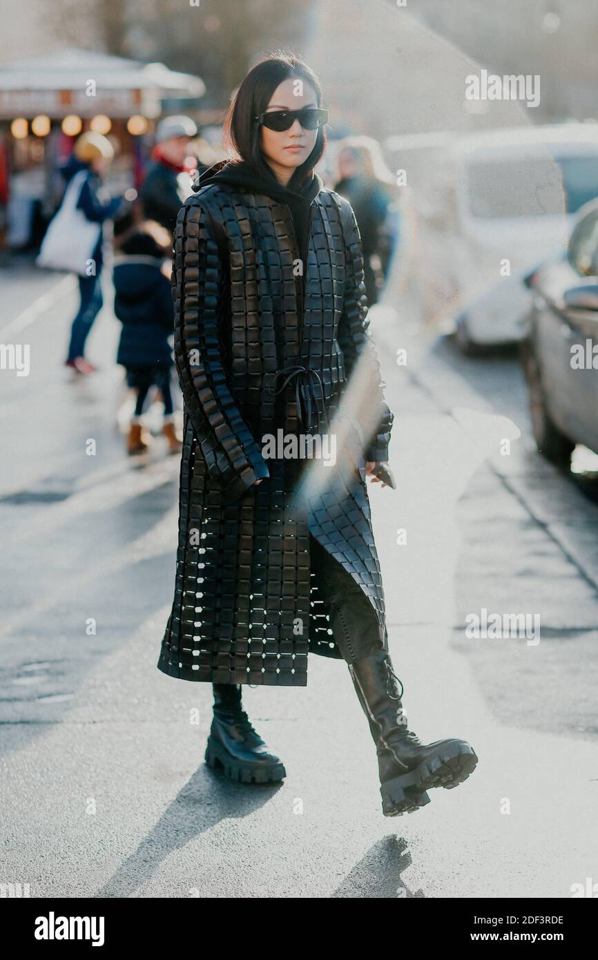 Street style, Jerry Lorenzo arriving at Louis Vuitton Fall Winter 2020-2021  Menswear show, held at Jardin des Tuileries, Paris, France, on January 16,  2020. Photo by Marie-Paola Bertrand-Hillion/ABACAPRESS.COM Stock Photo -  Alamy