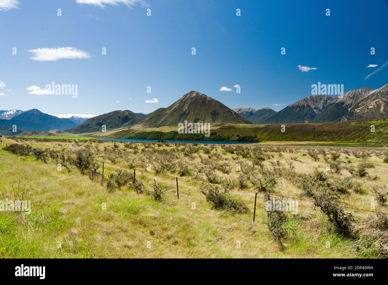 South Island scenic landscape, New Zealand Stock Photo - Alamy