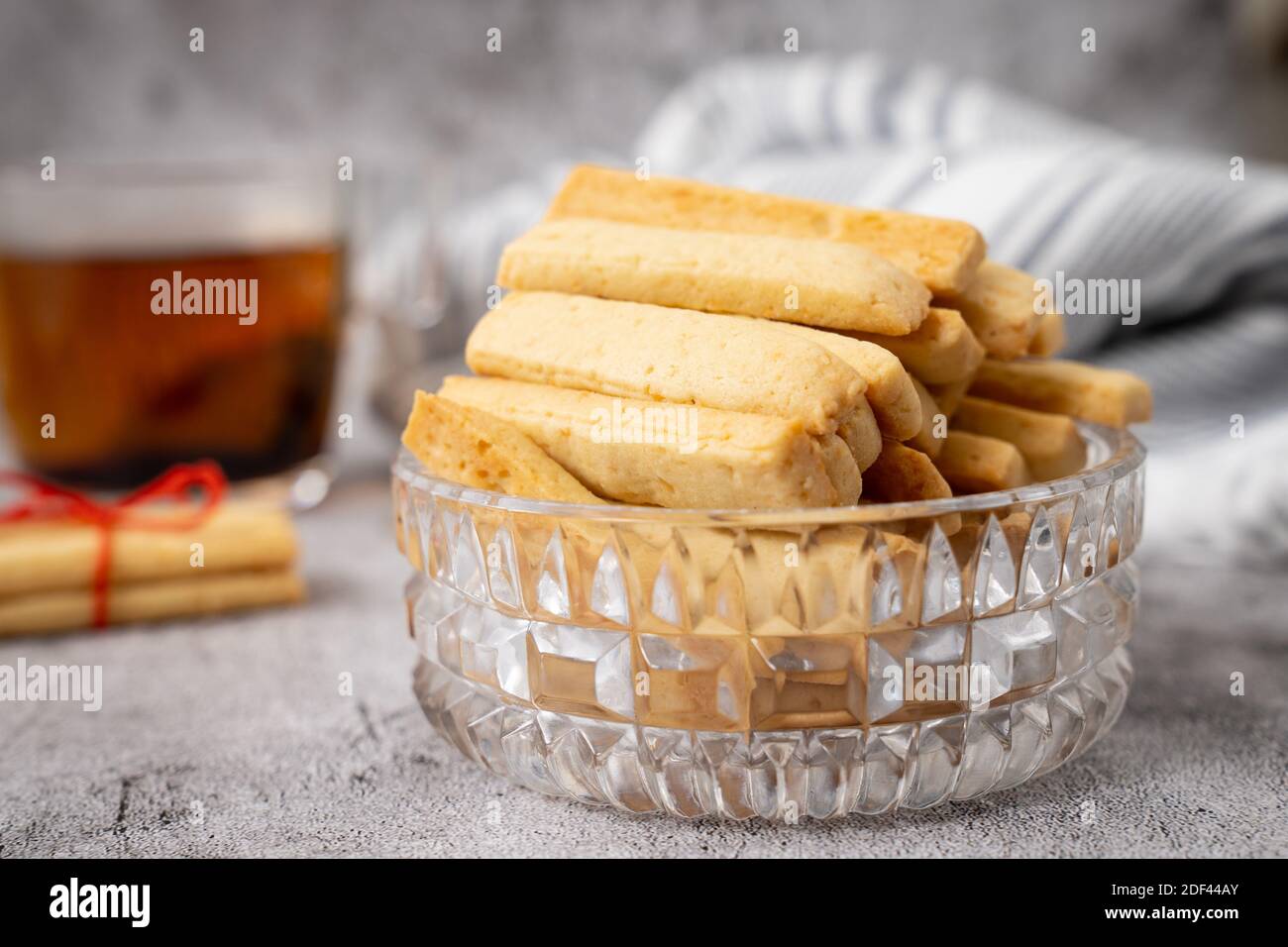 Parmesan cheese cookie sticks Stock Photo Alamy