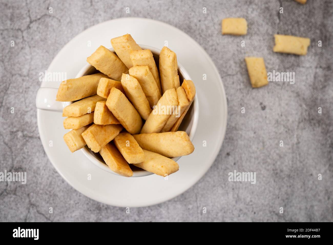 Parmesan cheese cookie sticks Stock Photo Alamy