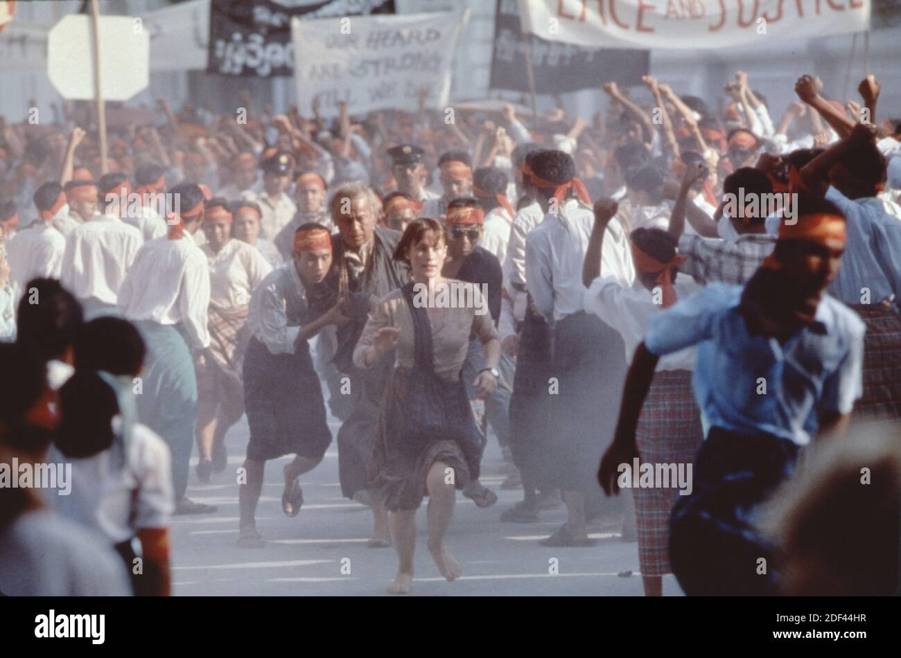 Patricia Arquette and U Aung Ko in Beyond Rangoon Stock Photo Alamy(05)