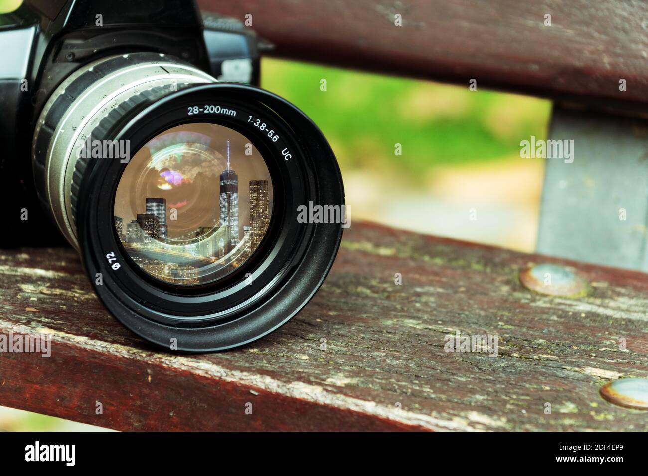 An old, analog camera Stock Photo Alamy