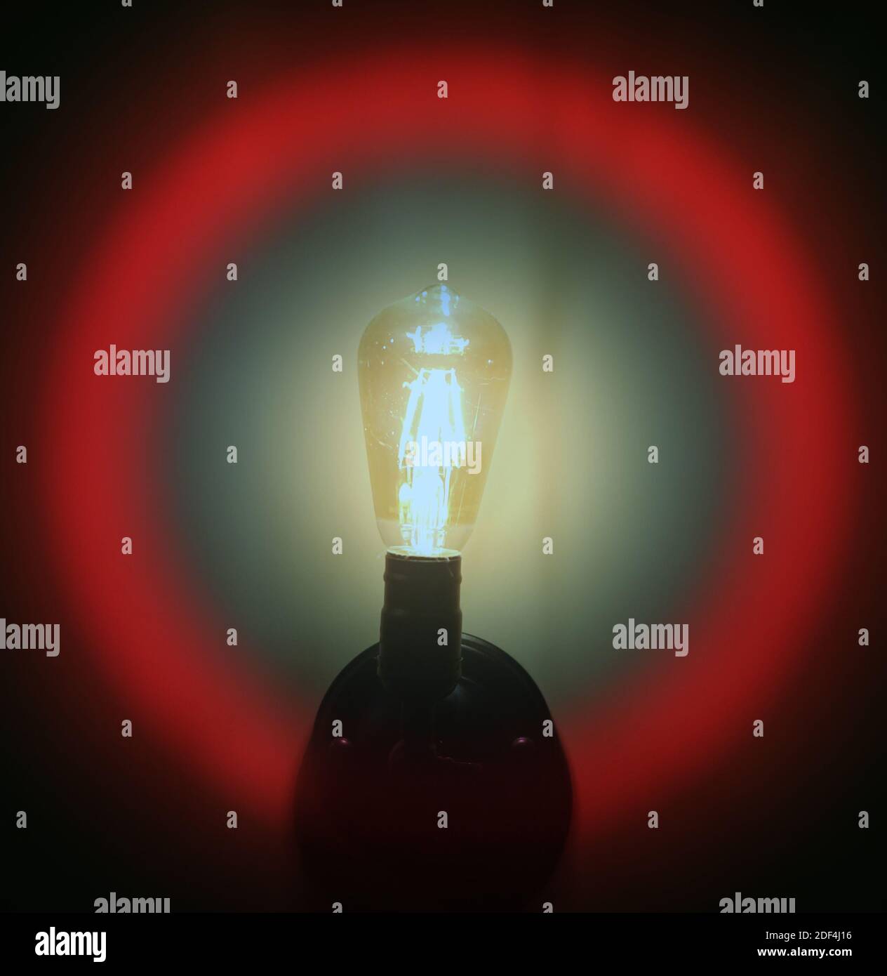 Photo of the lamp art on an unusual background Stock Photo - Alamy