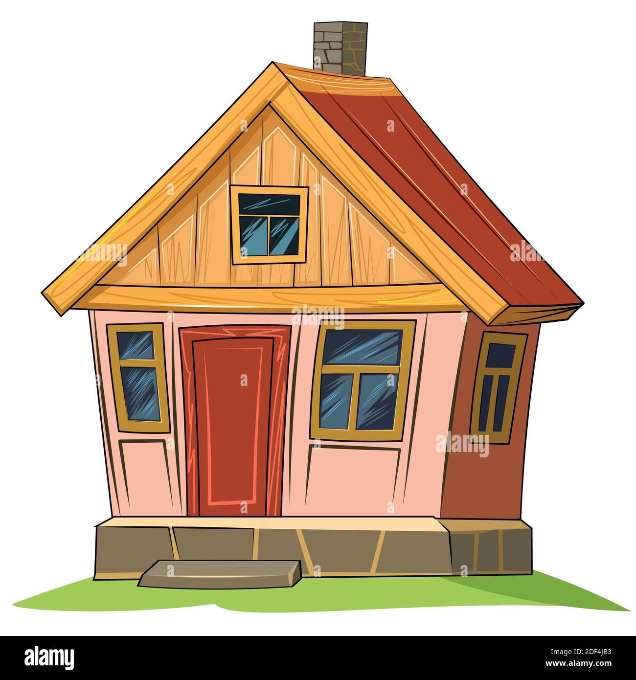 Old village cartoon hi-res stock photography and images - Alamy Old village cartoon hi-res stock photography and images - Alamy