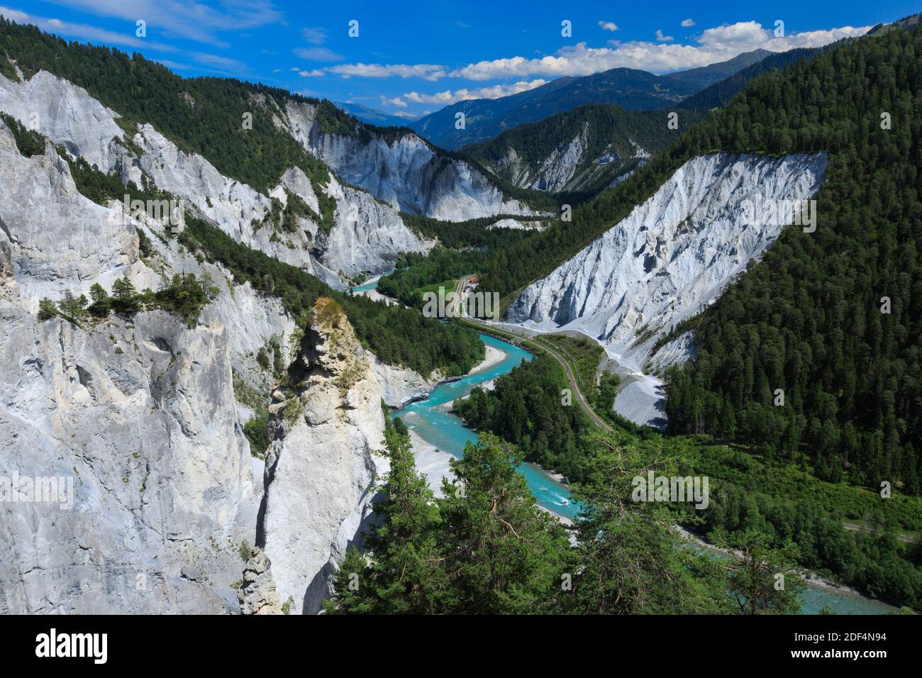geography / travel, Switzerland, Ruinaulta, Grisons, Additional-Rights-Clearance-Info-Not-Available Stock Photo