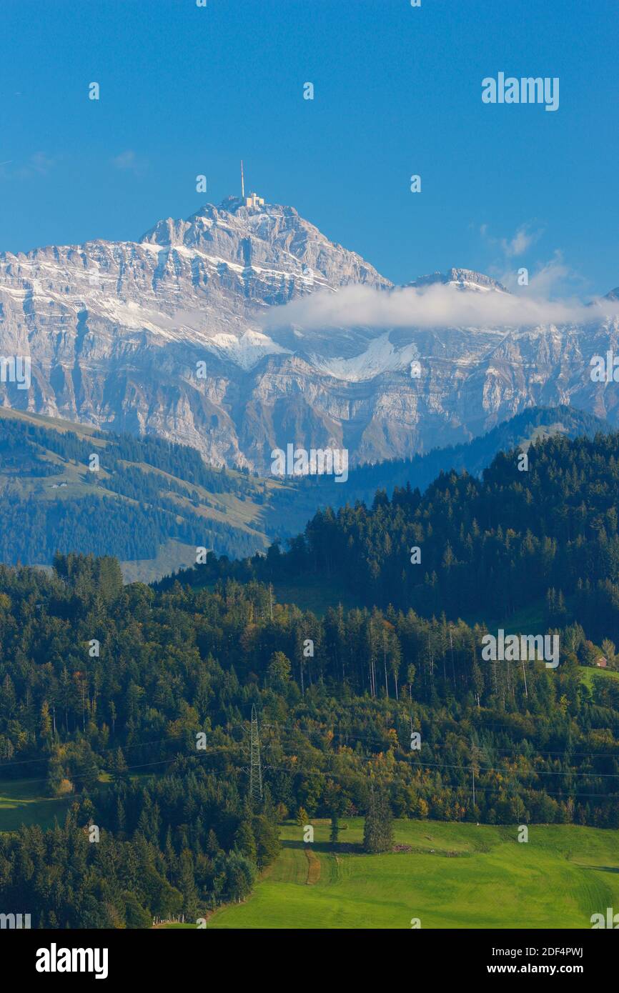 geography / travel, Switzerland, Saentis Massif, Appenzel, Additional-Rights-Clearance-Info-Not-Available Stock Photo