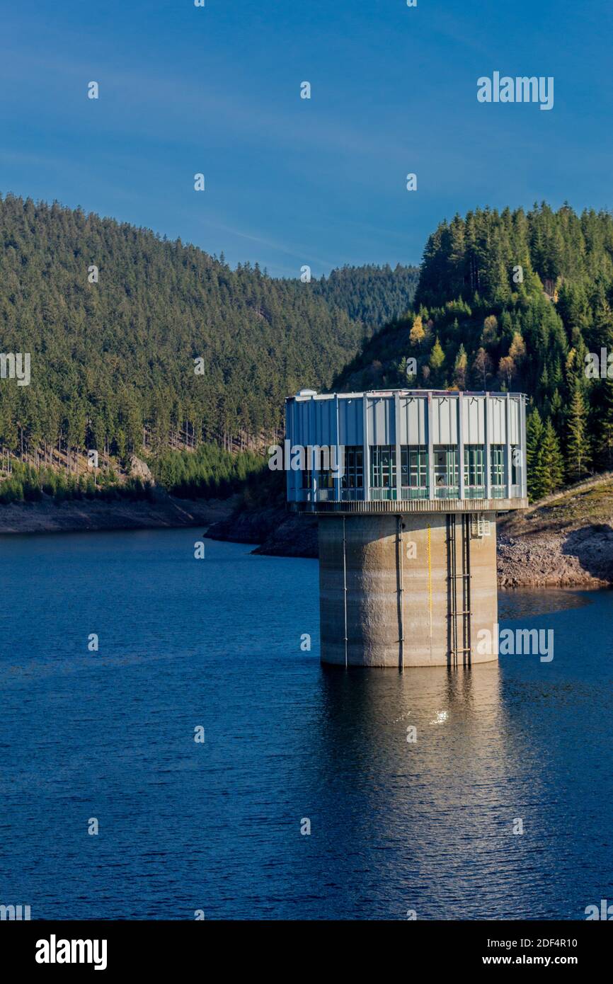 Tambach Autumn walk around the narrow water dam in the Thuringian Forest ...
