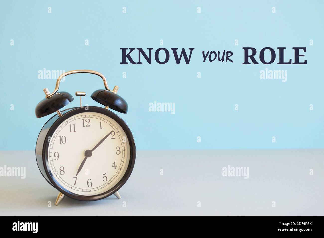 Know your role hi-res stock photography and images - Alamy