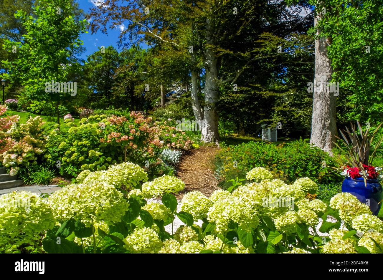 Garden Walk at Heritage Gardens, Sandwich, MA Stock Photo Alamy