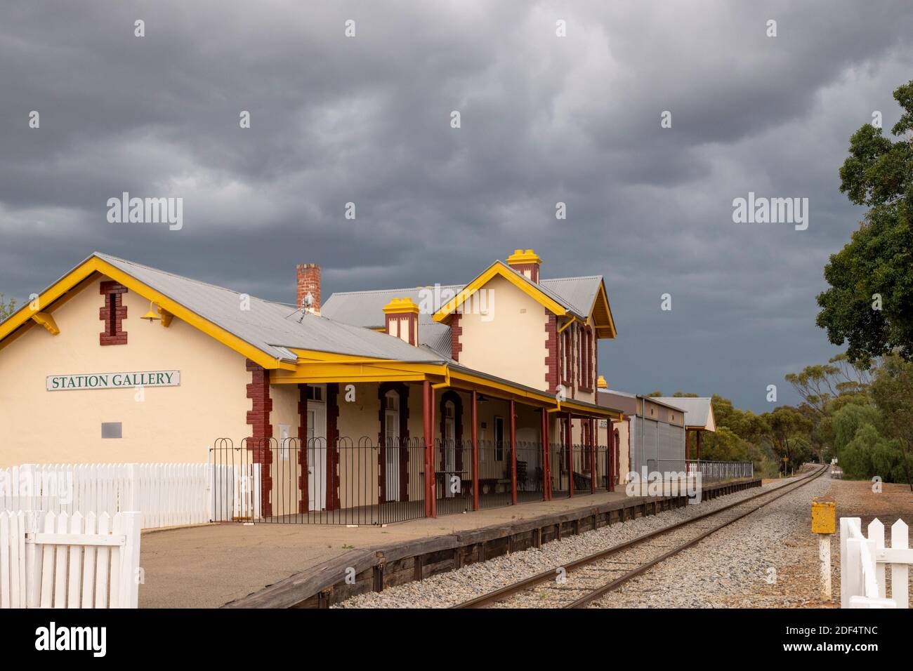 The restored Beverley train station. Stock Photo