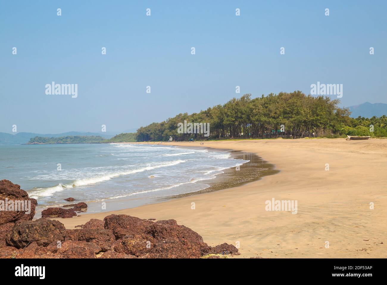 india-goa-galgaibag-beach-stock-photo-alamy