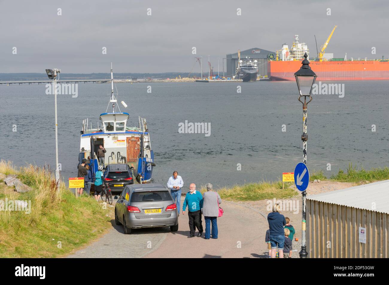 Nigg Ferry, Cromarty, Scotland Stock Photo