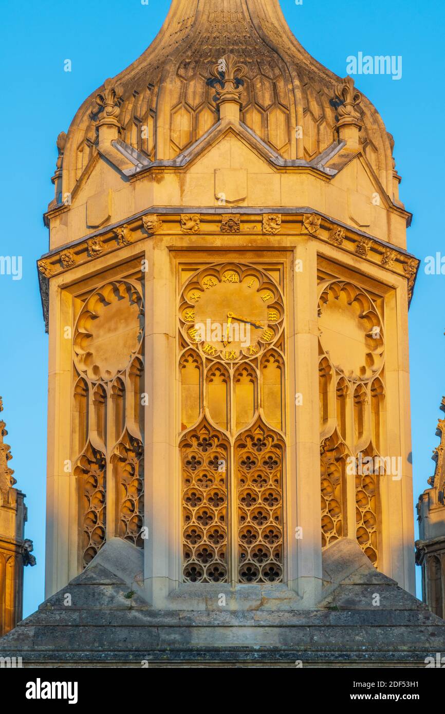 UK, England, Cambridgeshire, Cambridge, King's Parade, King's College, King's College Porters' Lodge Stock Photo