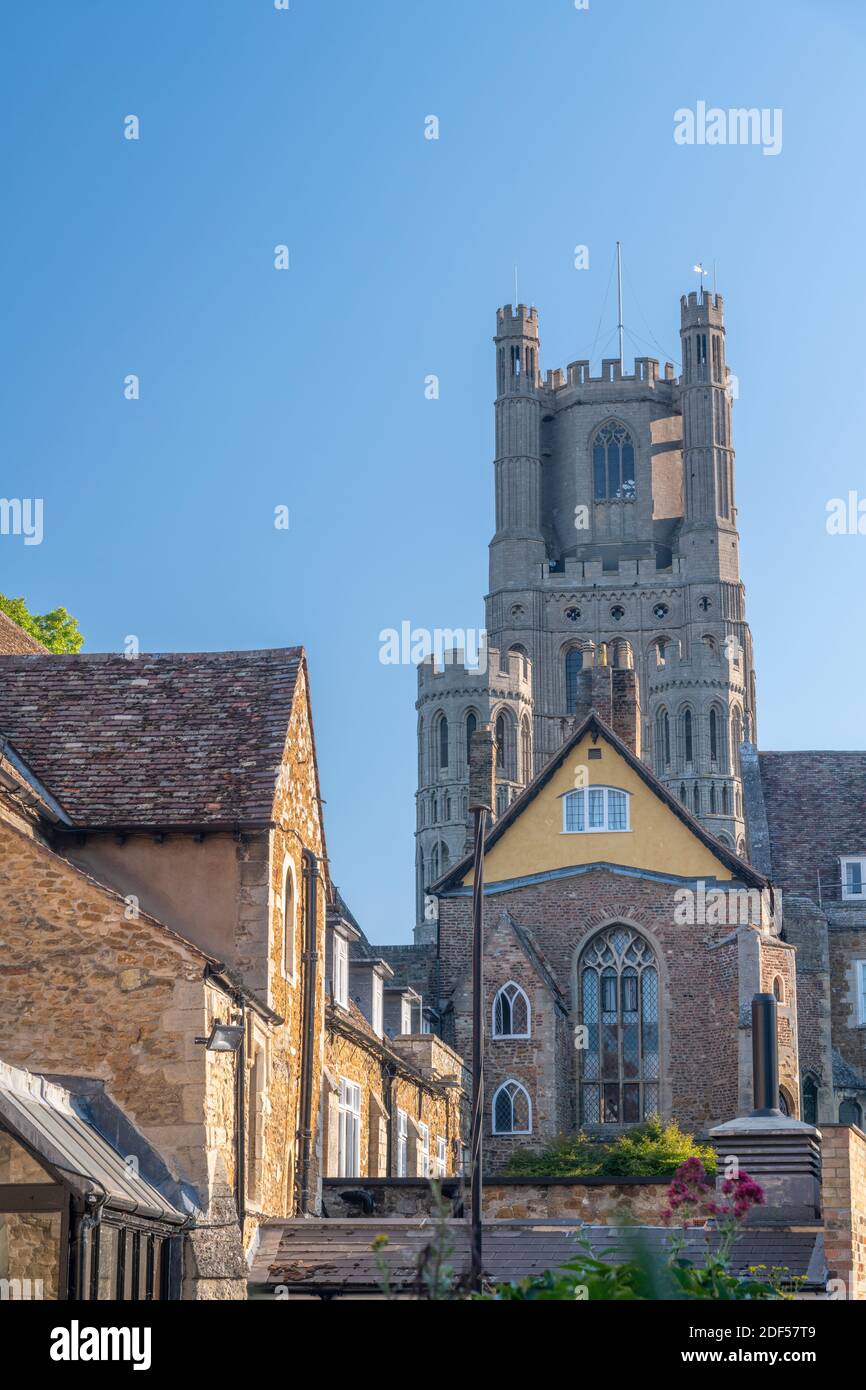 UK, England, Cambridgeshire, Ely, Ely Cathedral Stock Photo