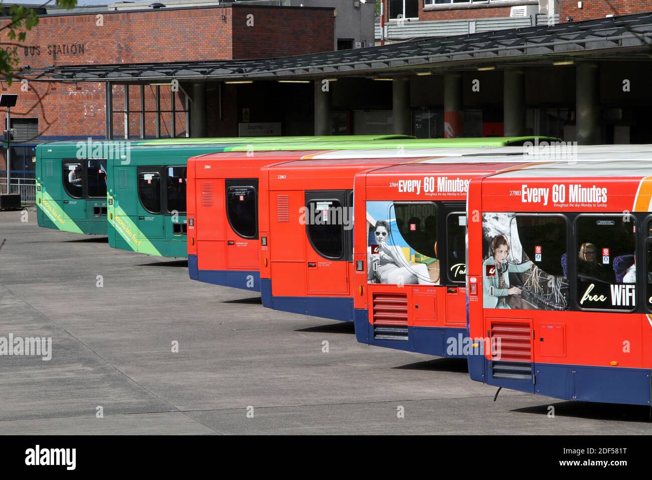 Stagecoach buses as Kilmarnock, East Ayrshire, Scotland, UK Stock Photo