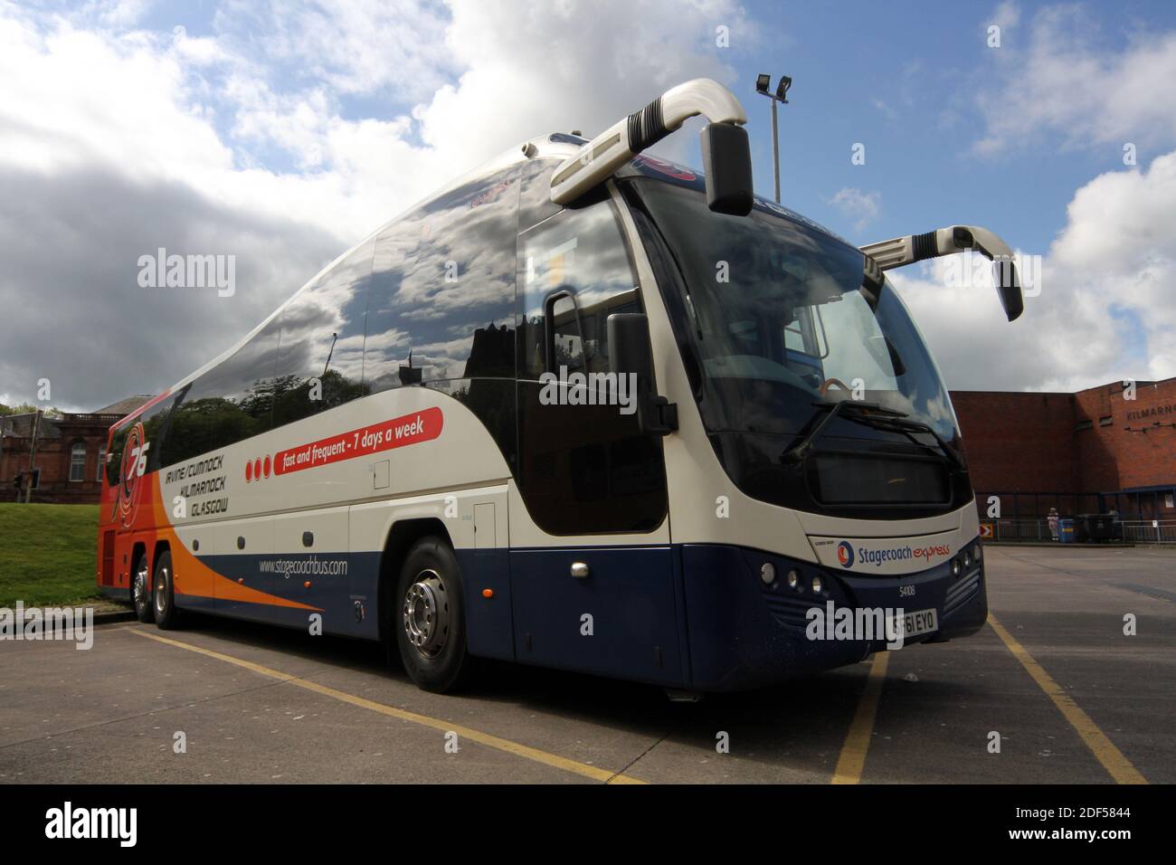 Stagecoach buses as Kilmarnock, East Ayrshire, Scotland, UK Stock Photo