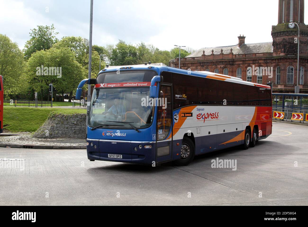 Stagecoach buses as Kilmarnock, East Ayrshire, Scotland, UK Stock Photo