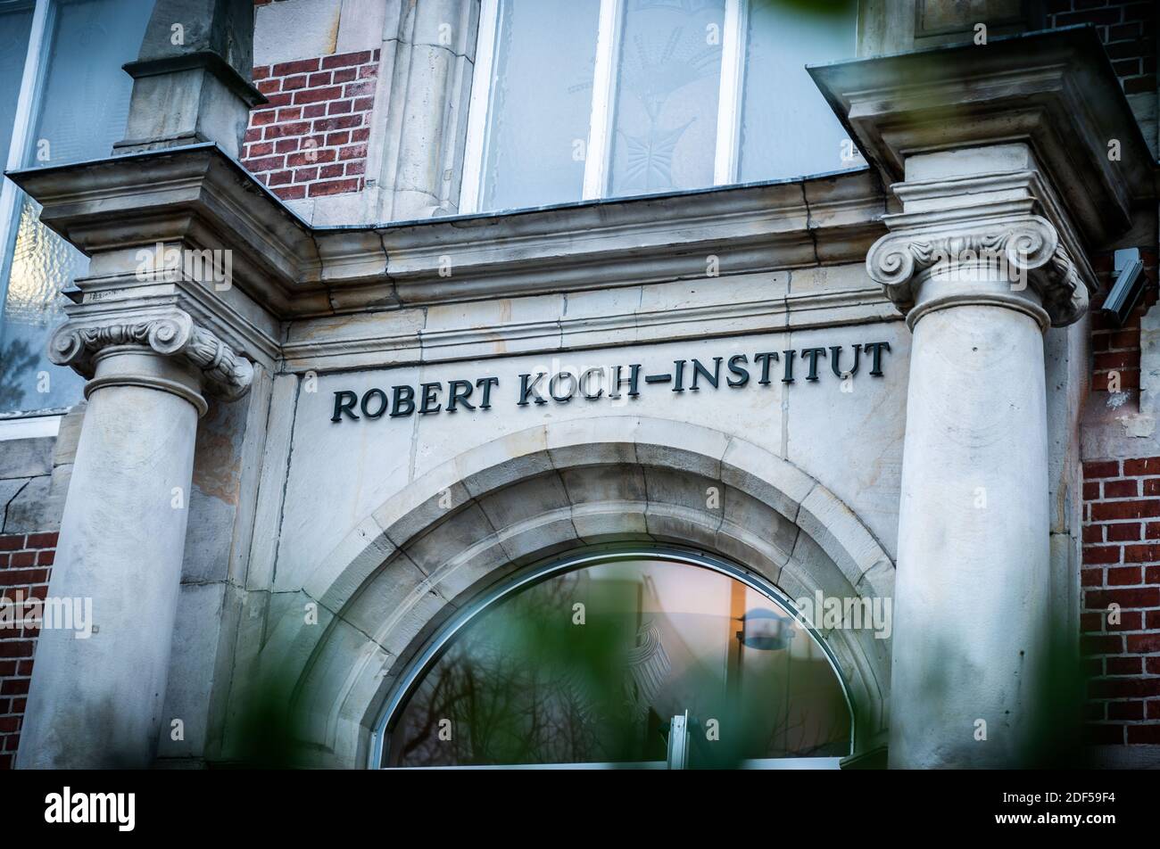 Berlin, Germany. 03rd Dec, 2020. The entrance to the Robert Koch Institute  (RKI), where the current Covid 19 situation in Germany is assessed. Credit:  Michael Kappeler/dpa/Alamy Live News Stock Photo - Alamy