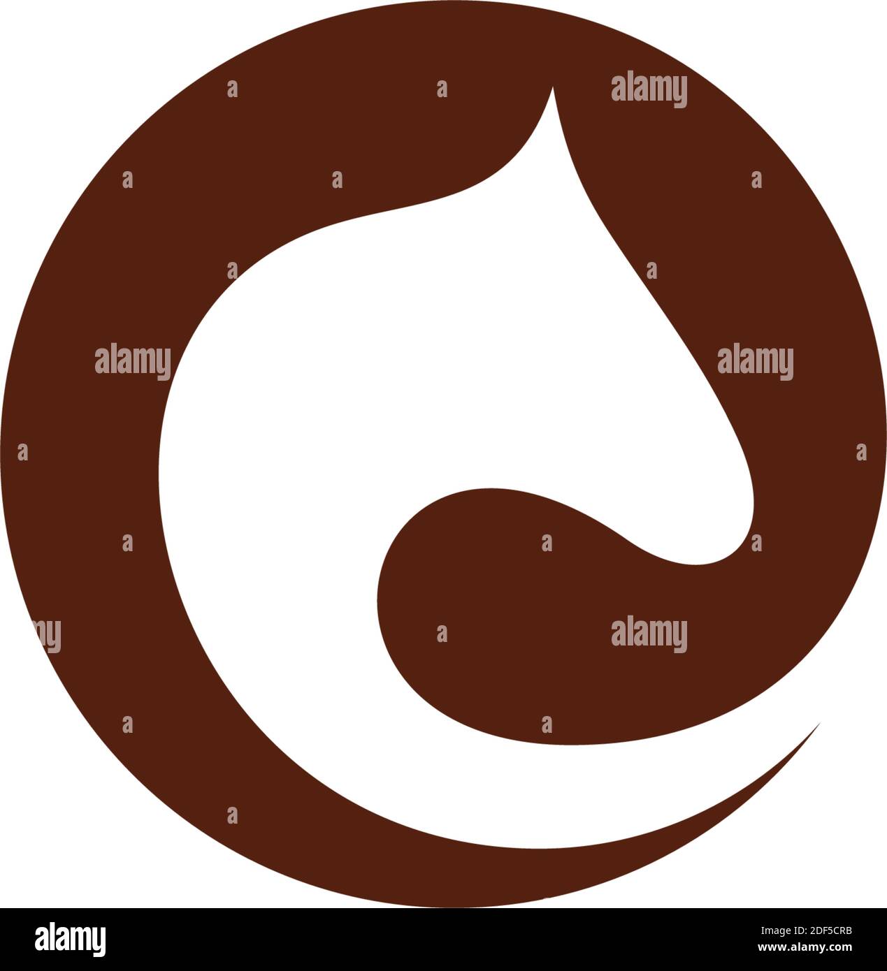 horse logo sign vector icon symbol Stock Vector