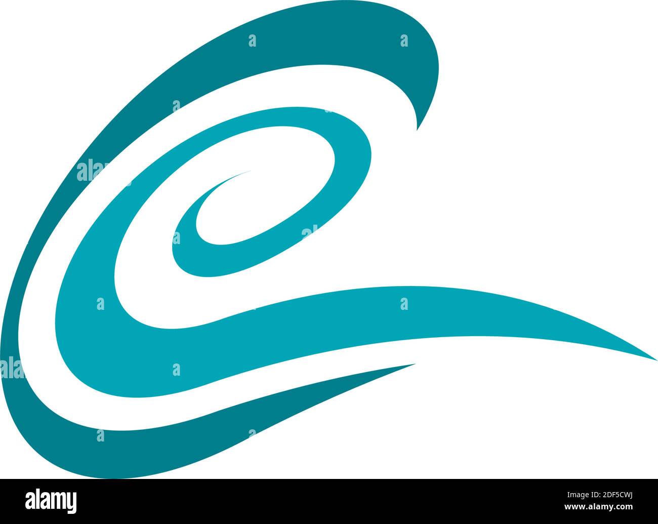 letter c and e ce water wave logo vector Stock Vector Image & Art - Alamy
