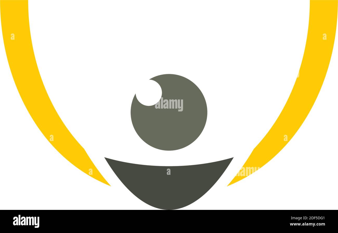 slingshot catapult logo vector icon symbol design Stock Vector