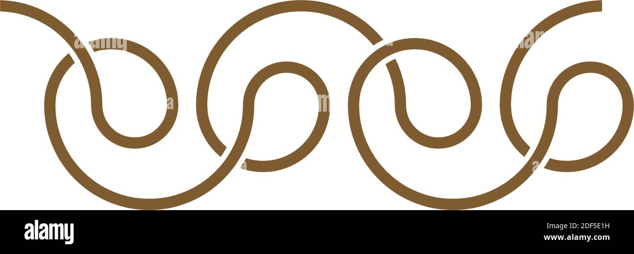 rope vector logo symbol design Stock Vector Image & Art - Alamy