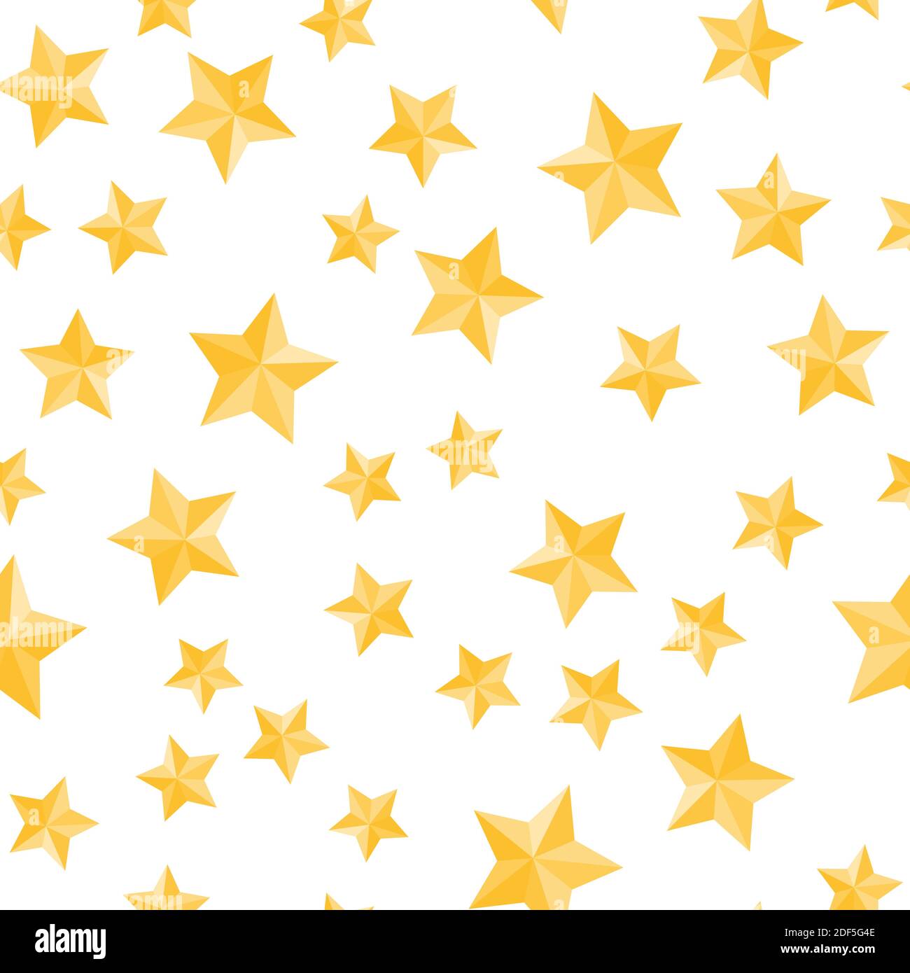 Abstract Golden Glossy Star Seamless Pattern Background. Illustration ...