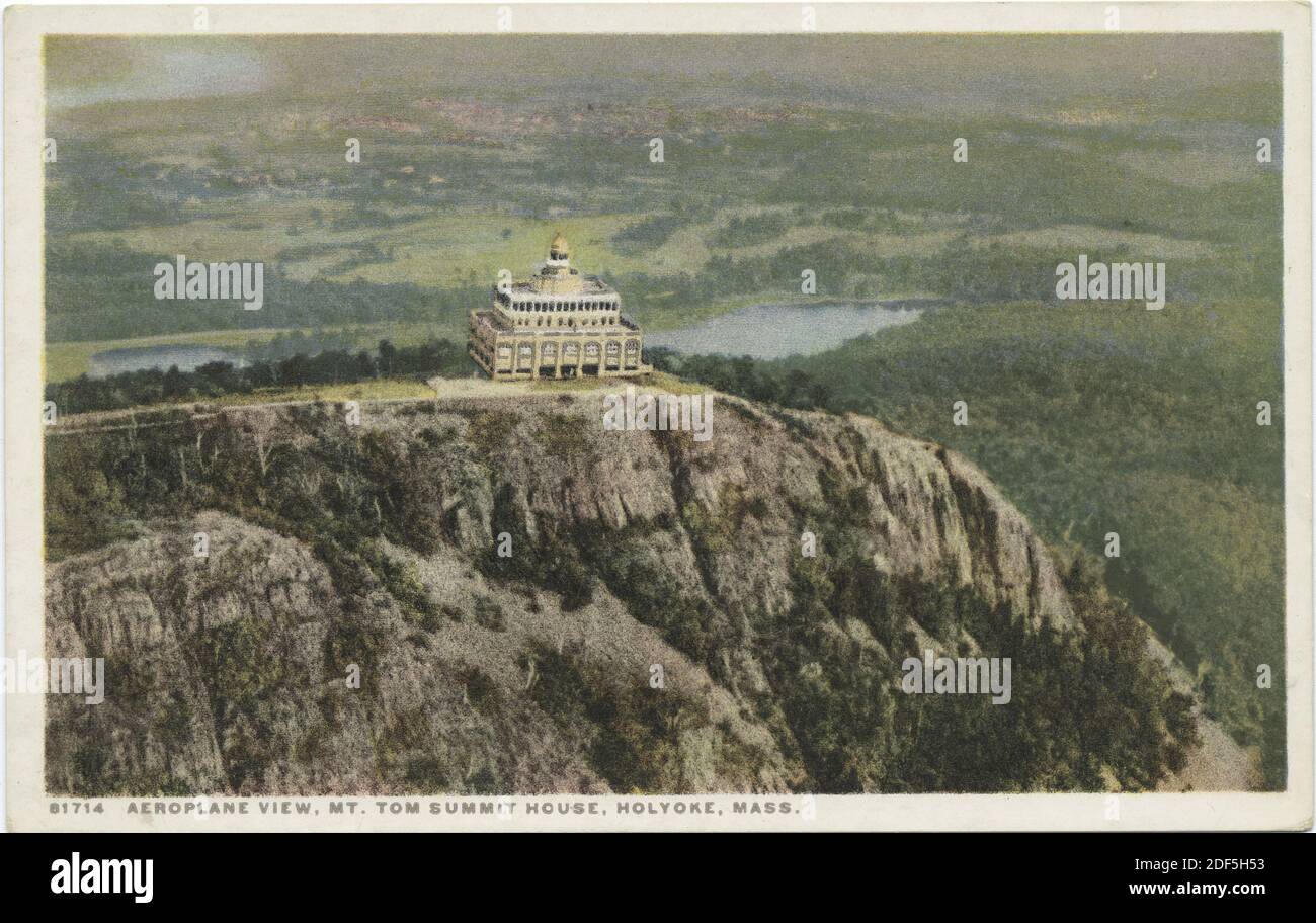 Aeroplane View, Mt. Tom Summit House, Holyoke, Mass., still image