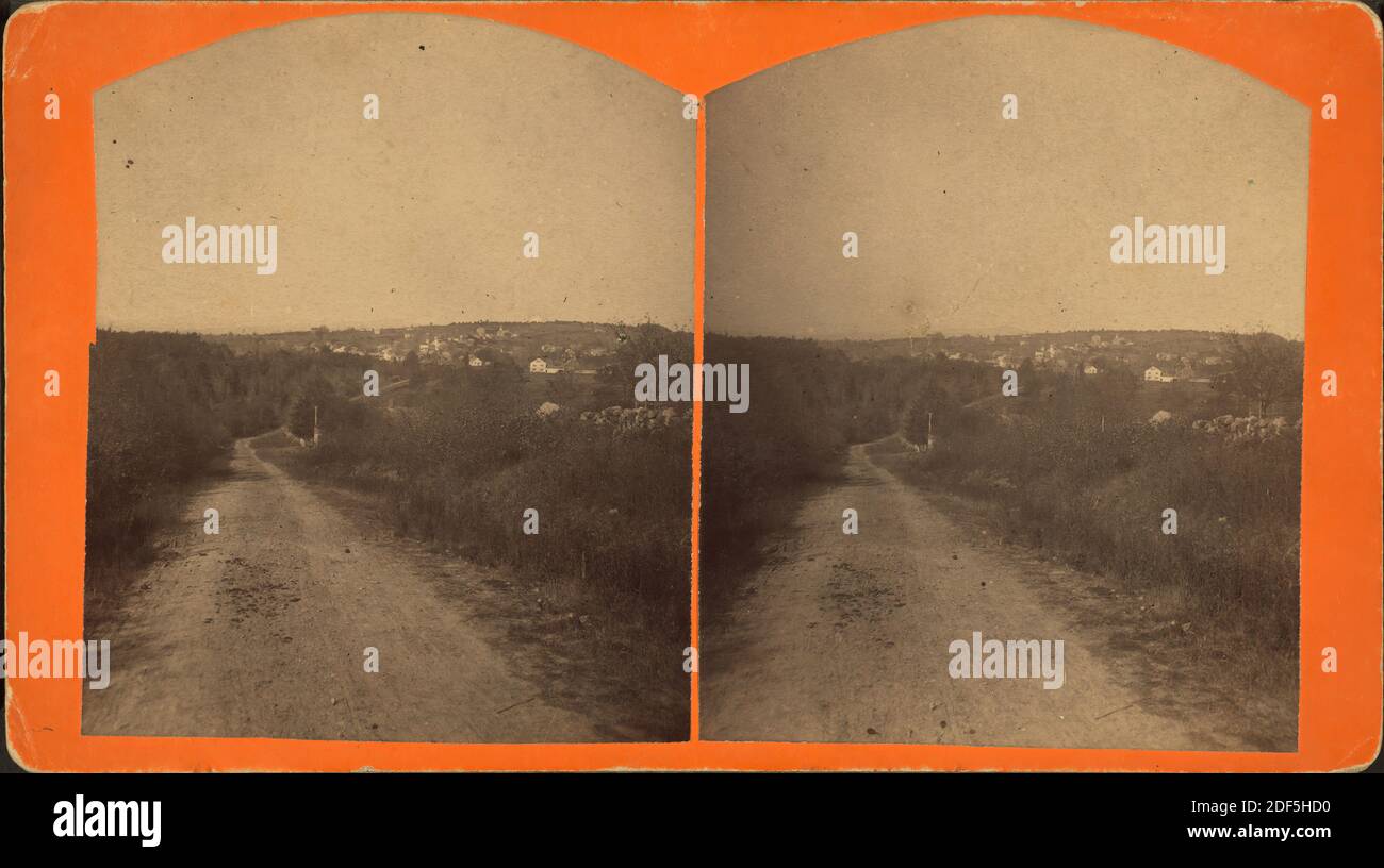 Gilmanton Corner from Gilman [...]., still image, Stereographs, 1850