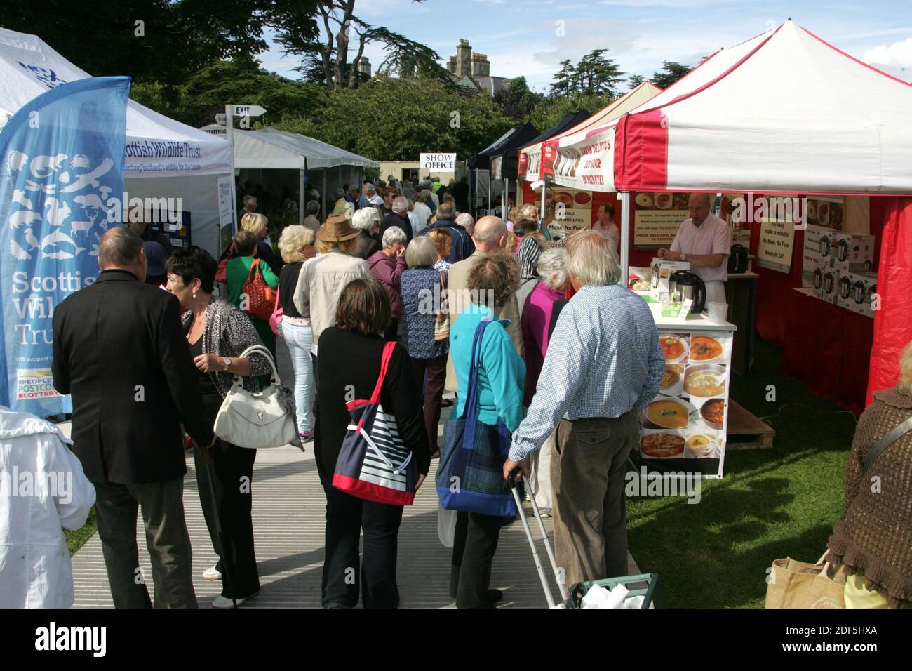 Ayr Flower Show 2014, Rozelle Park, Ayr, Ayrshire, Scotland UK. People