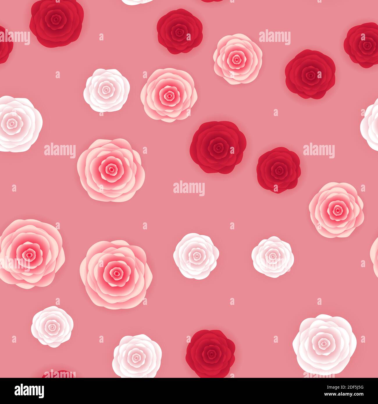 Flower Seamless Pattern Background. Illustration Stock Photo - Alamy
