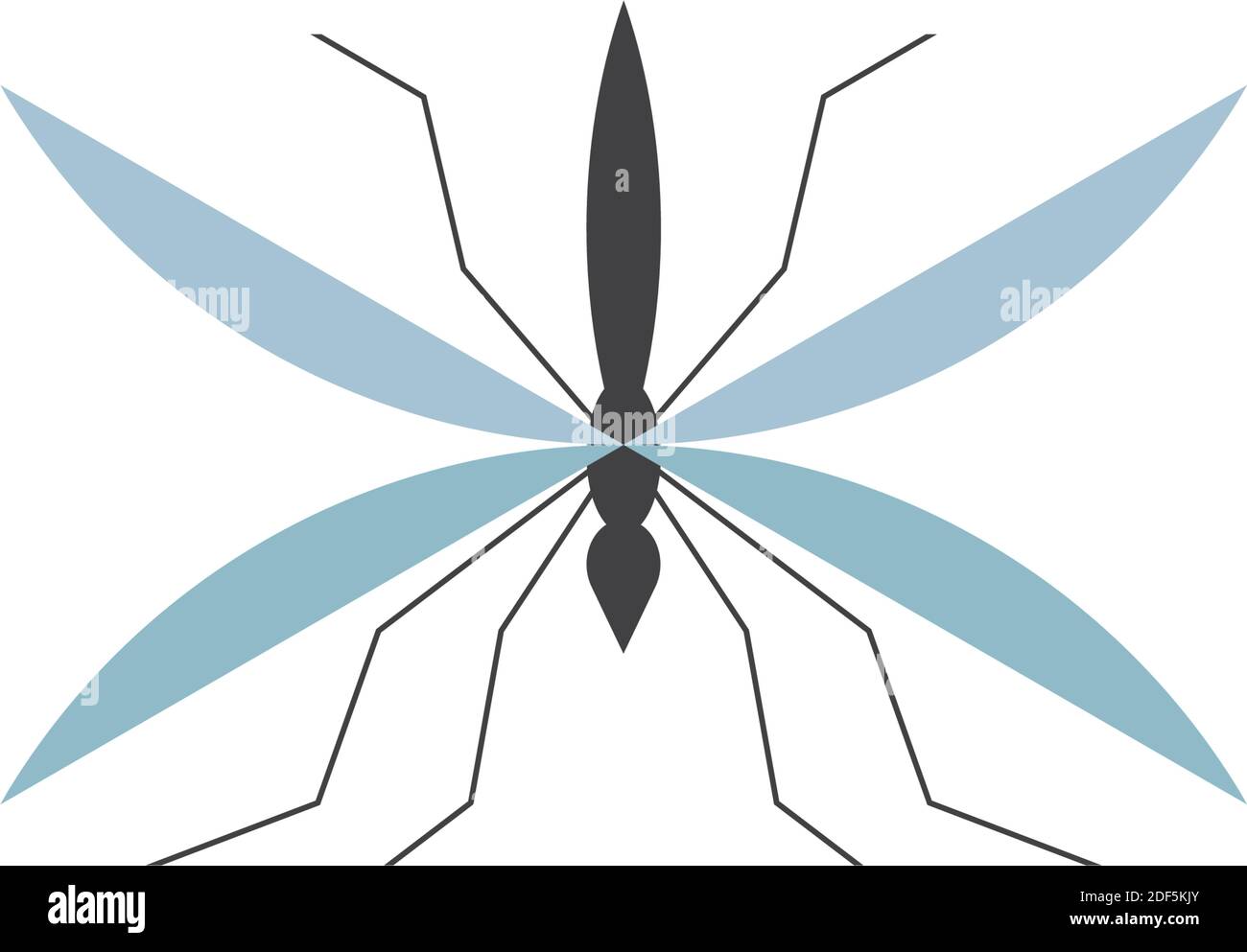 mosquito logo icon vector design element Stock Vector