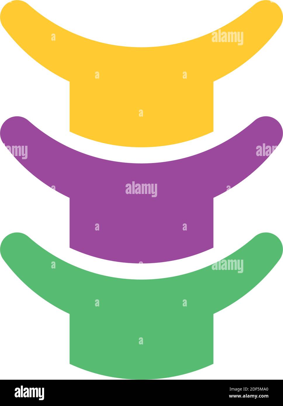 spine icon logo design element vector Stock Vector
