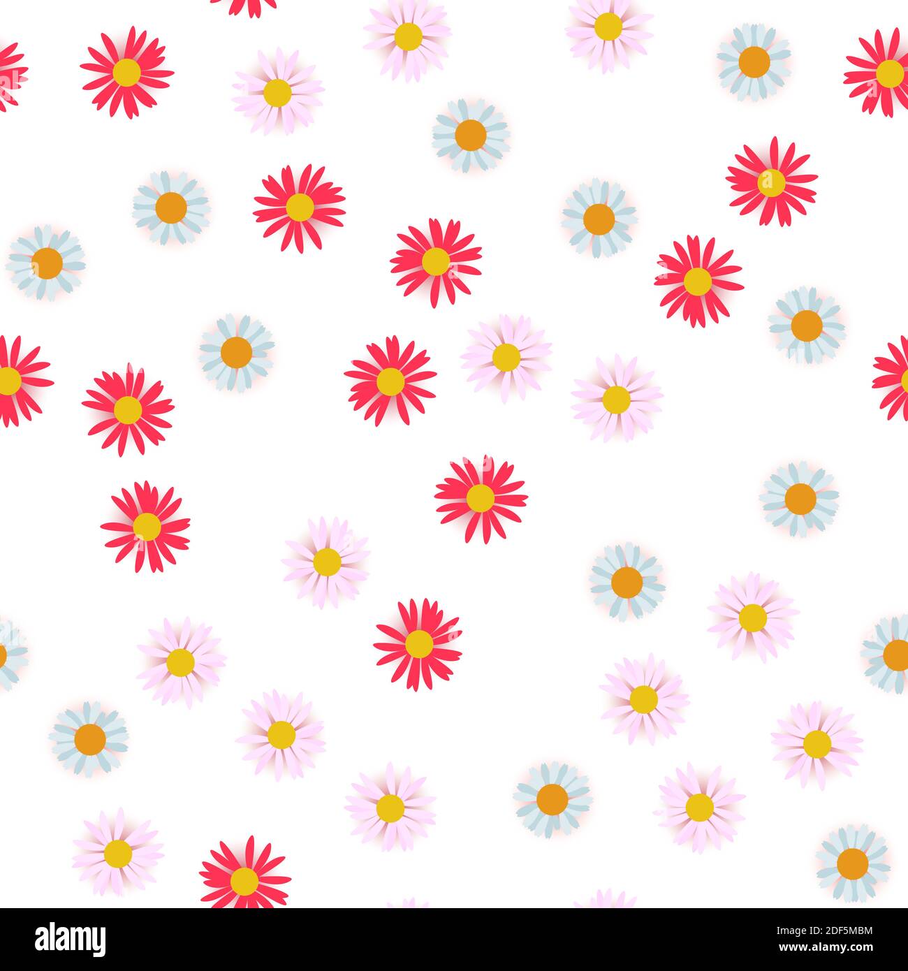 Flower Seamless Pattern Background. Illustration Stock Photo - Alamy