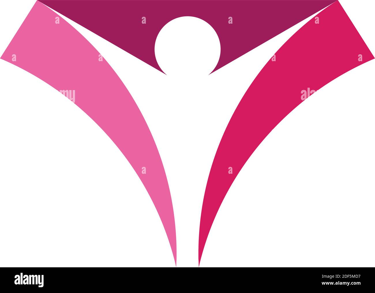 man in ruby stone logo vector icon Stock Vector