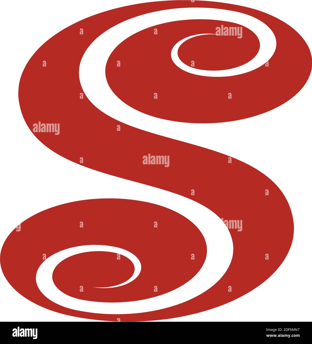 red spiral s letter logo icon vector Stock Vector Image & Art Alamy