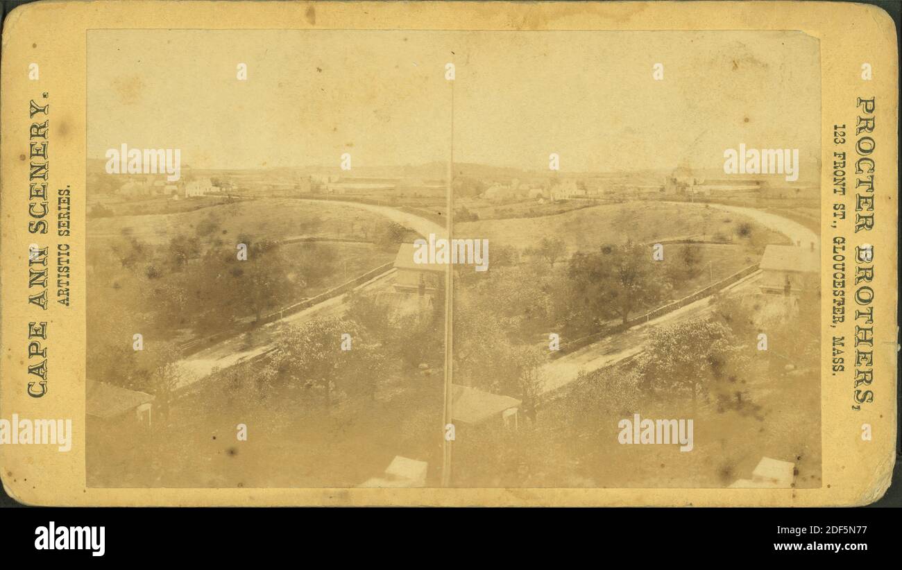 Gloucester, south from poles., still image, Stereographs, 1850 - 1930, Procter Brothers Stock Photo