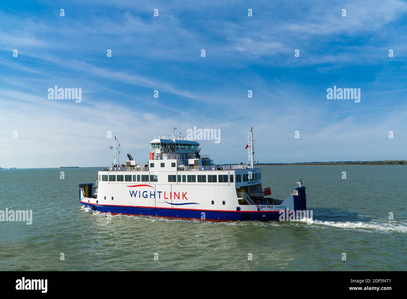 Wightlink Crossing the solent hi-res stock photography and images - Alamy