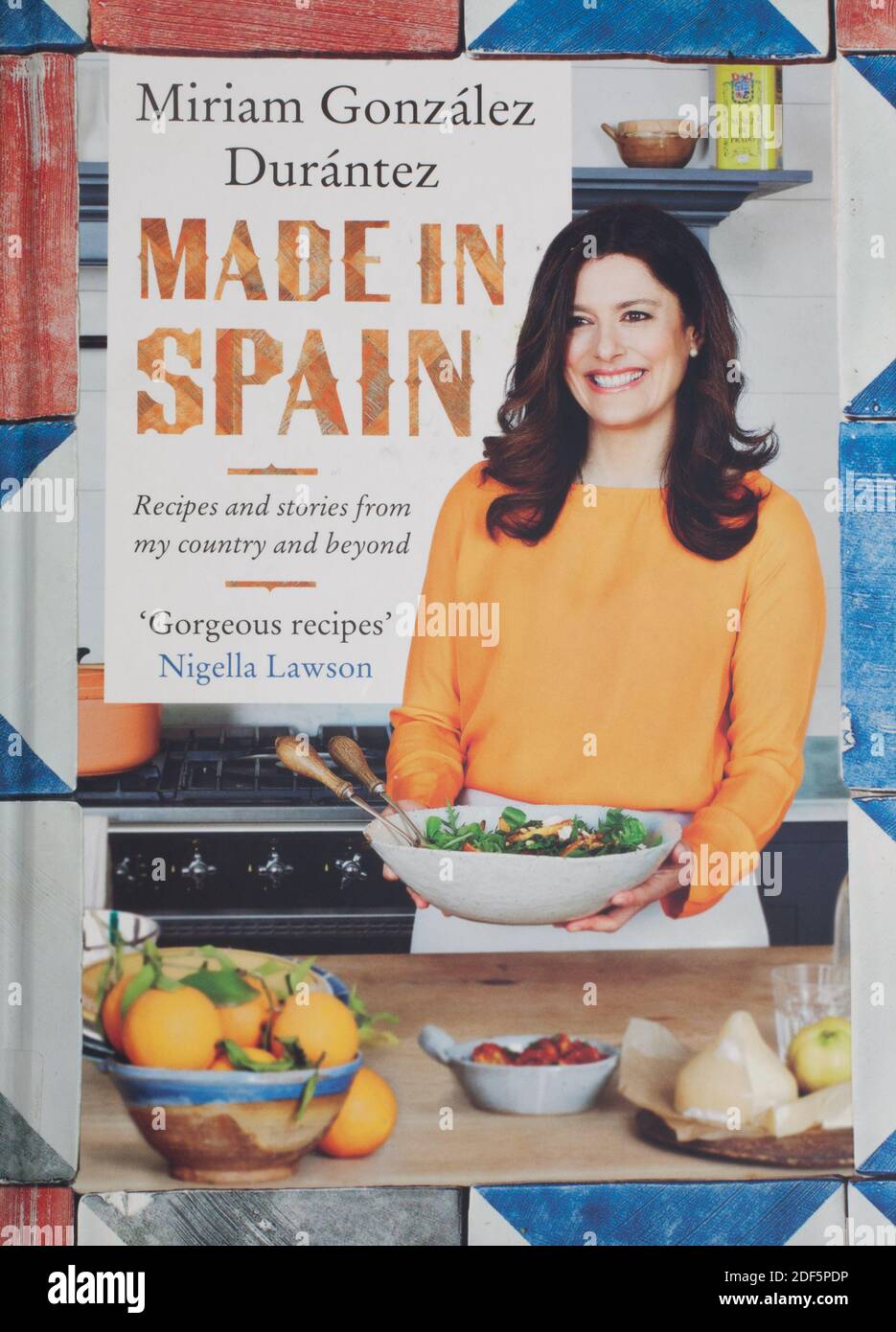 The recipe book, Made in Spain by Miriam Gonzalez Durantez Stock Photo